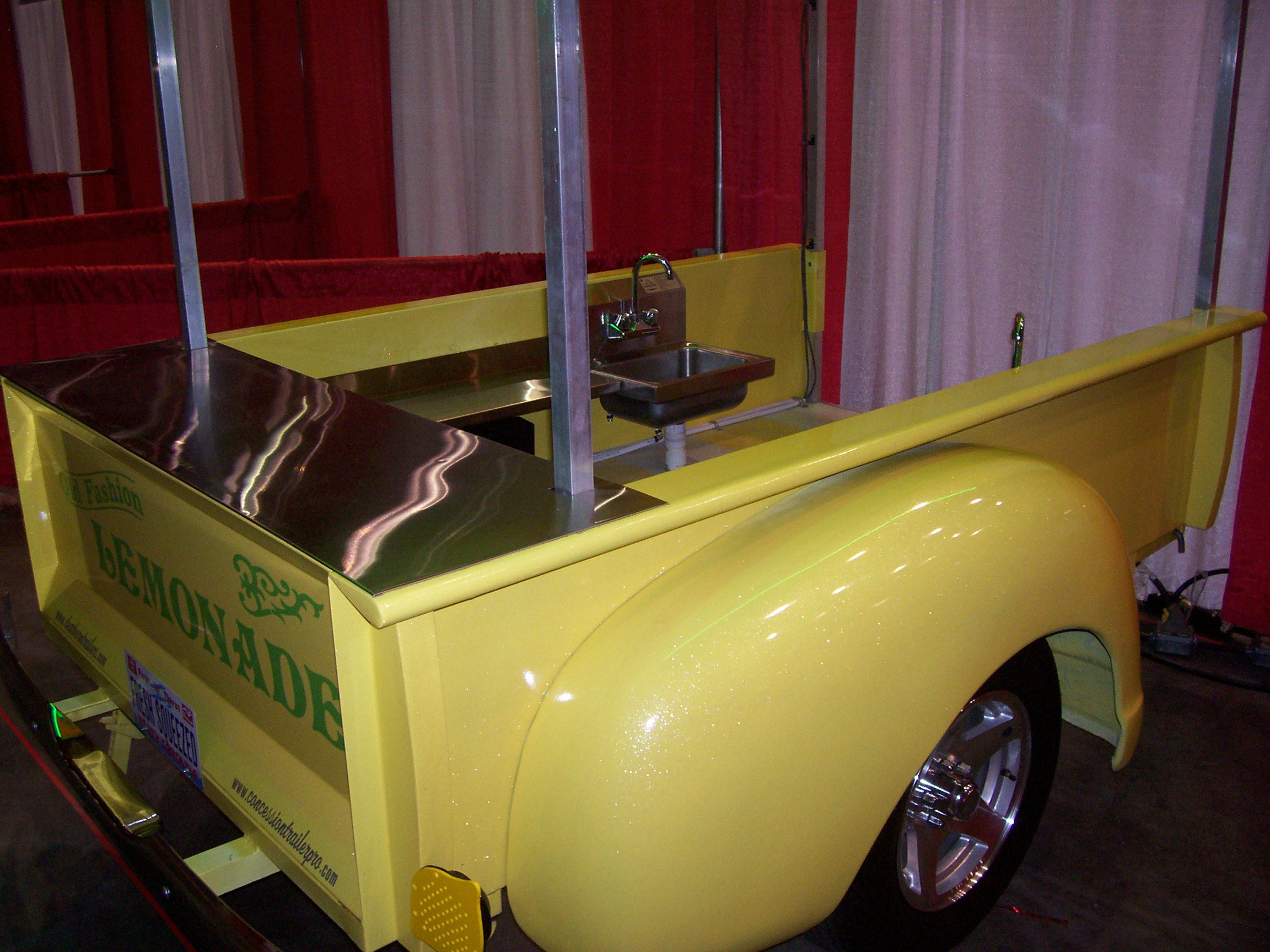 custom designed carts,stands and concession trailer